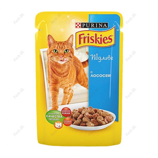Friskies (Фріскіс) З лососем консерва для кішок 100г 